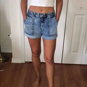 Denim shorts